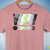 Agender Pride Grunge Exclamation Points Premium Unisex T-Shirt - Mauve Heather
